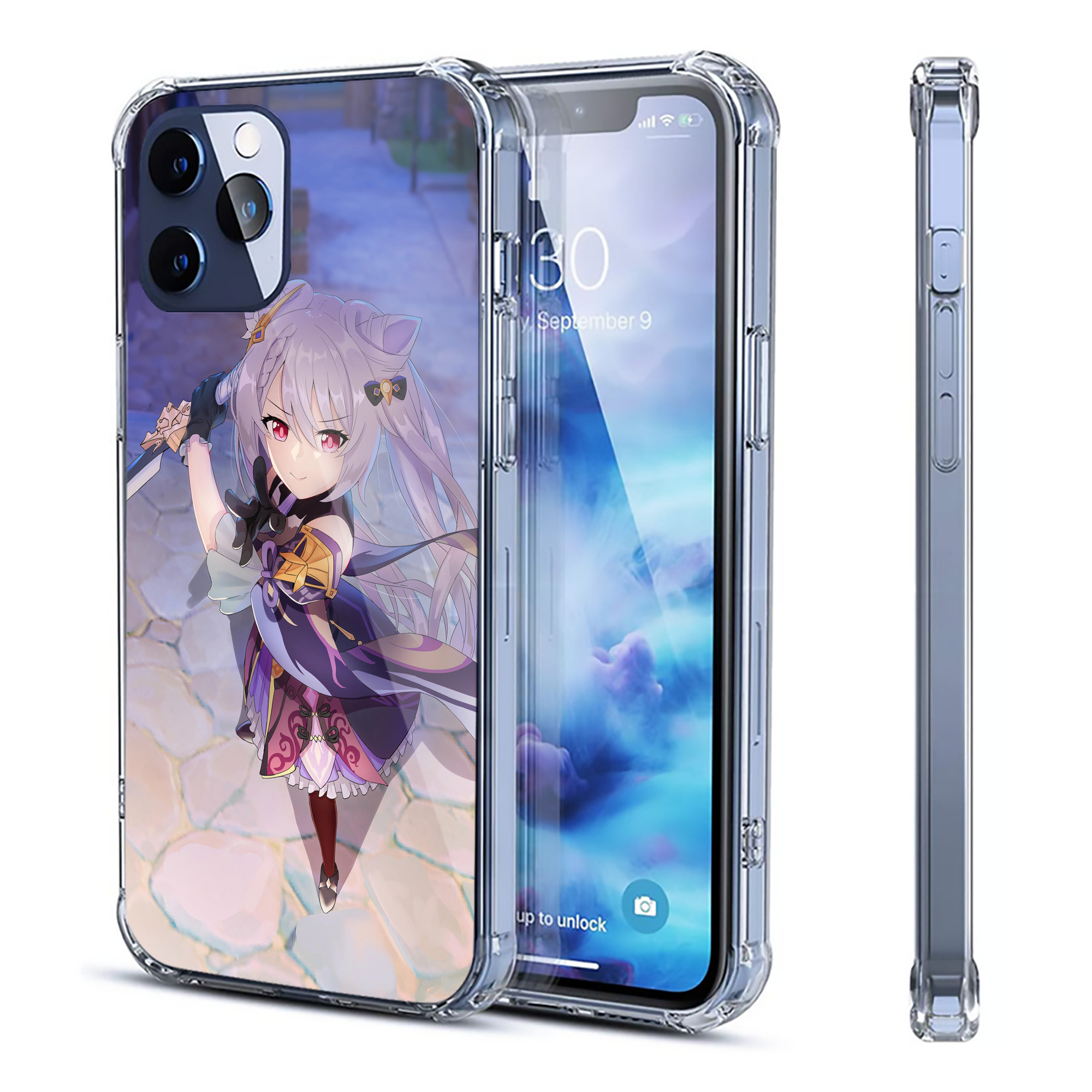 げんし神 genshin 【iPhone 12シリーズ対応】透明スマホケース（クリアソフトケース）